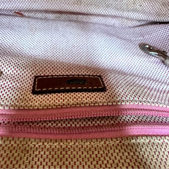 Dooney & Bourke 2 Way Bag Brown Logo - Picture 4 of 5